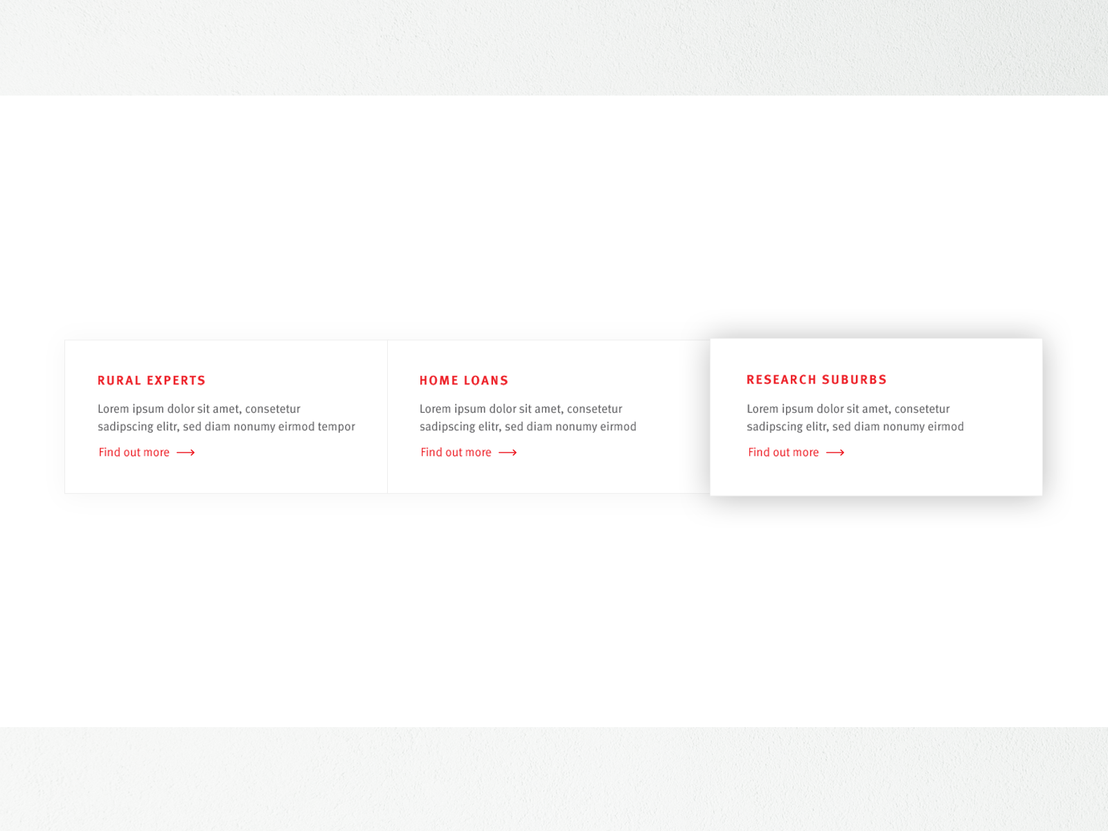 Elders Real Estate — links, desktop
