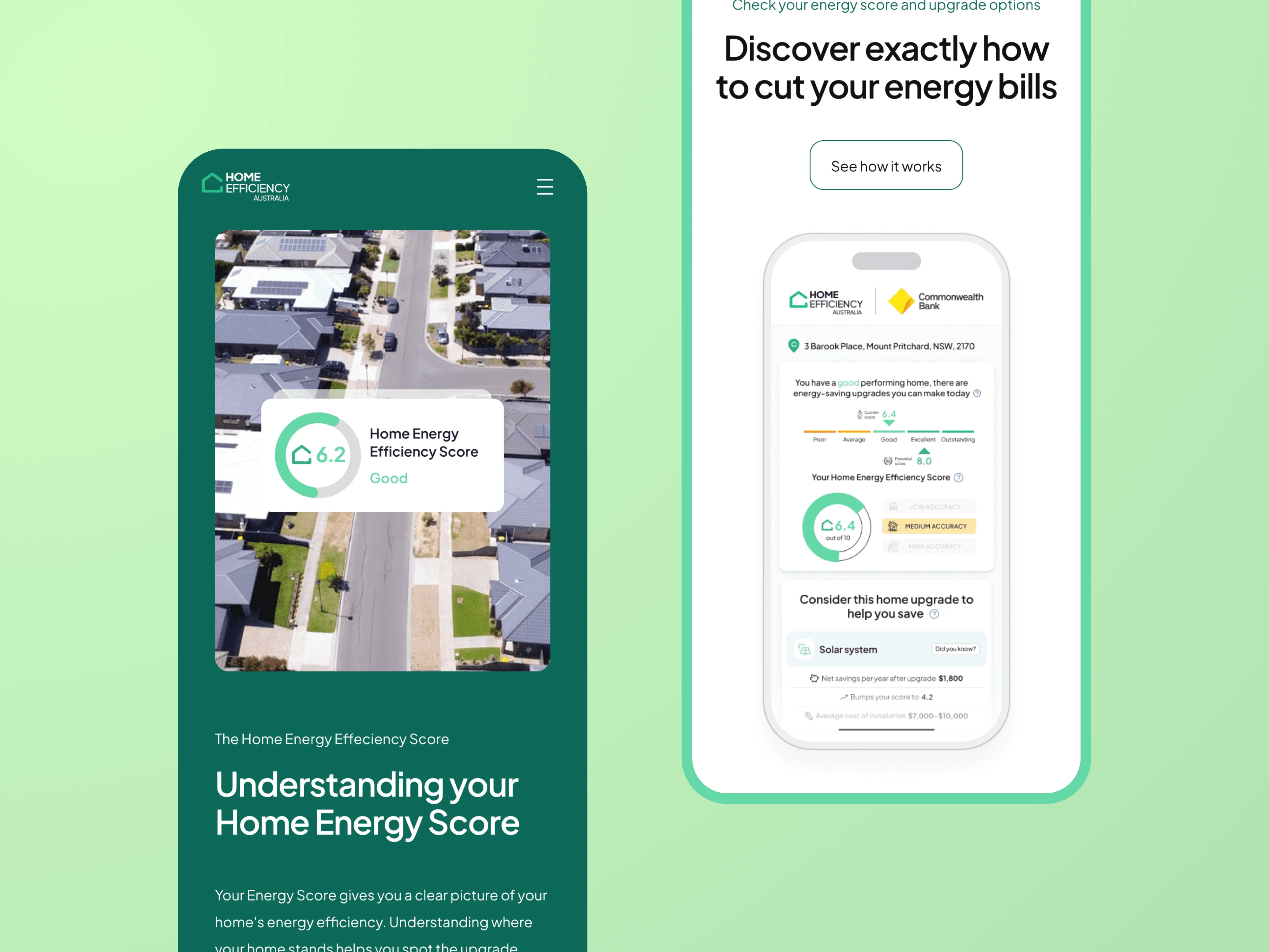 Home Efficiency Australia — user journey