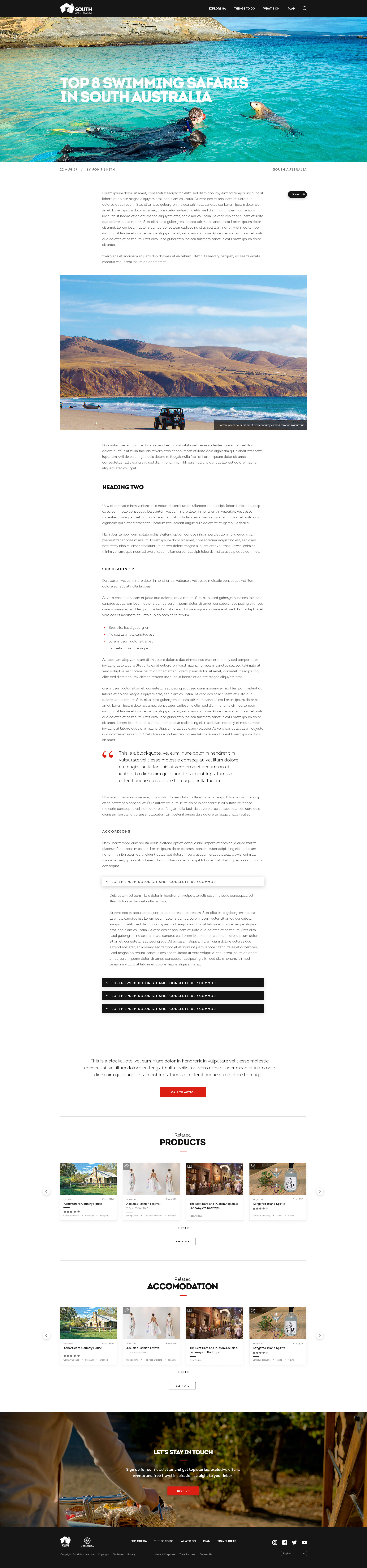 SouthAustralia.com — blog detail, desktop