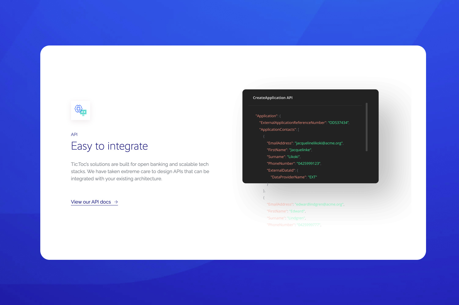 Tic:Toc Enterprise Website