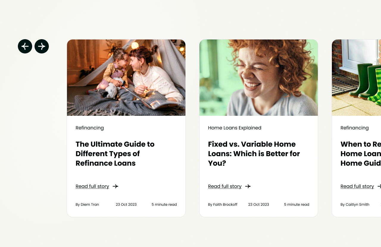 Design example 9 — Blog cards