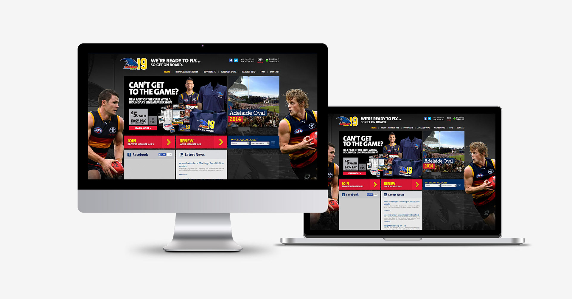 Adelaide Crows — screen 1