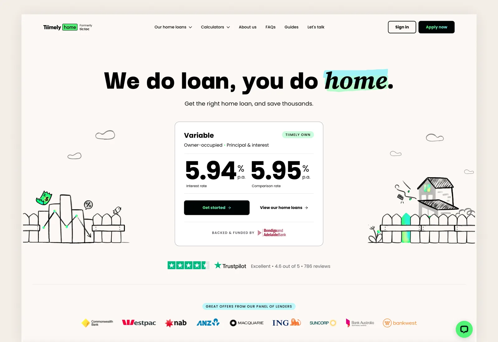 Tiimely Home Website